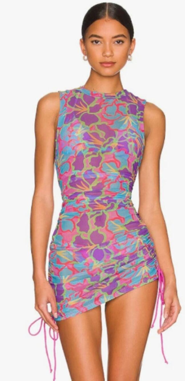 BeachRiot x Revolve Vera Mesh Swimwear Cover Up size S